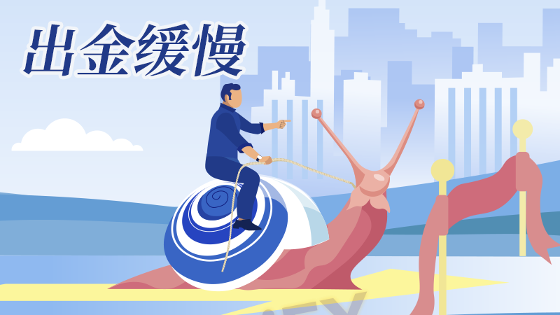 Slow withdrawal Slow withdrawal